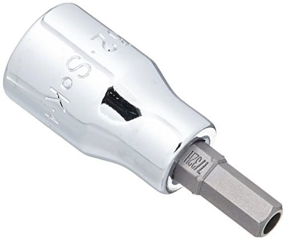 Sk Professional Tools Socket Bit, Steel, 3/8 in, TpSz 7/32 in  44214