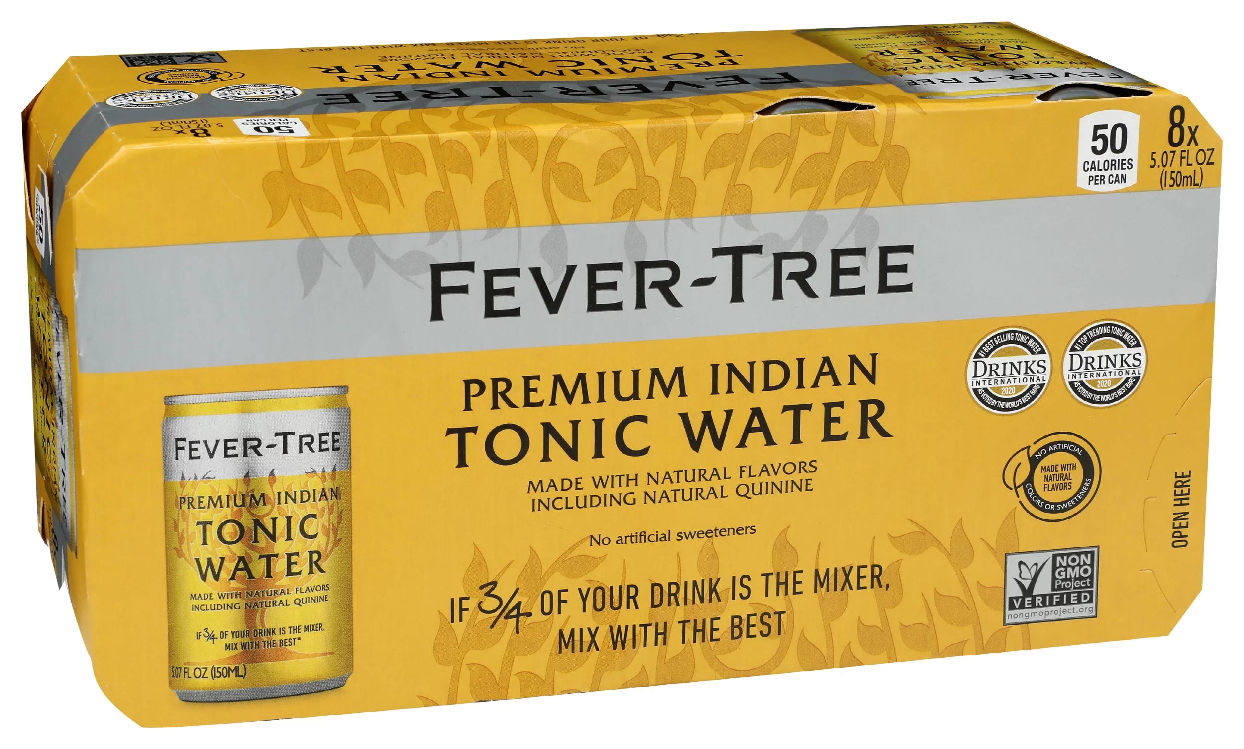 Fever-Tree Fever-Tree Indian Tonic 3X8X150Ml 40.56 Fluid Ounce Pack Of 3
