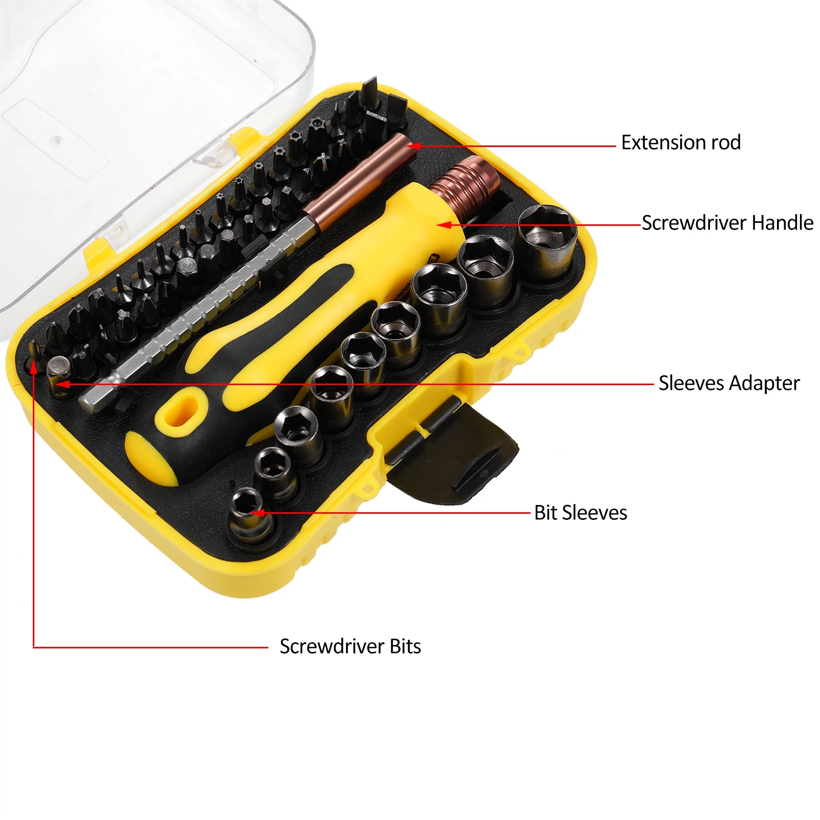 moobody Socket Wrench Screwdriver Set Multi-Purpose Screwdriver Set Multifunction Combination Screwdriver Kit Multi-Bit Set Multi Screwdriver Tool Home Appliance Kit