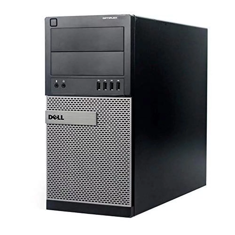 Pre-Owned Dell Optiplex 990 Tower Desktop Computer - Intel Core i5 2nd Gen, 16GB RAM, 256GB SSD, New Keyboard, Mouse, WiFi Adapter, Windows 10 Professional (Refurbished: Good)
