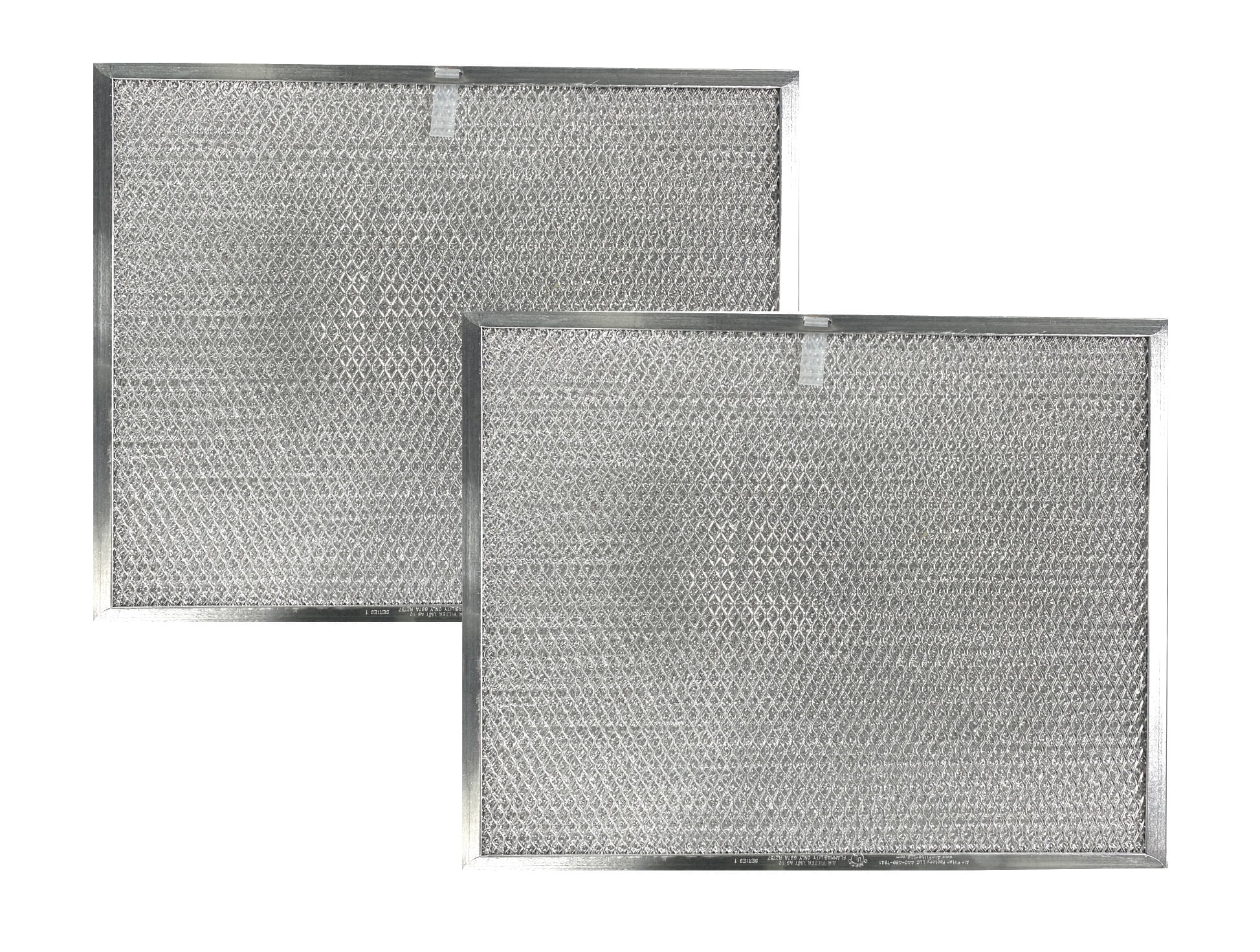 2-Pack Air Filter Factory 12-1/4 x 17-1/4 x 3/8 Range Hood Aluminum Grease Filters