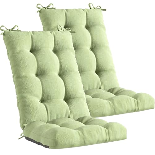 Codi Outdoor Rocking Chair Cushions, Water Resistant Rocker Chairs Replacement Cushion Set for Patio Porch Garden, Sage 1PK