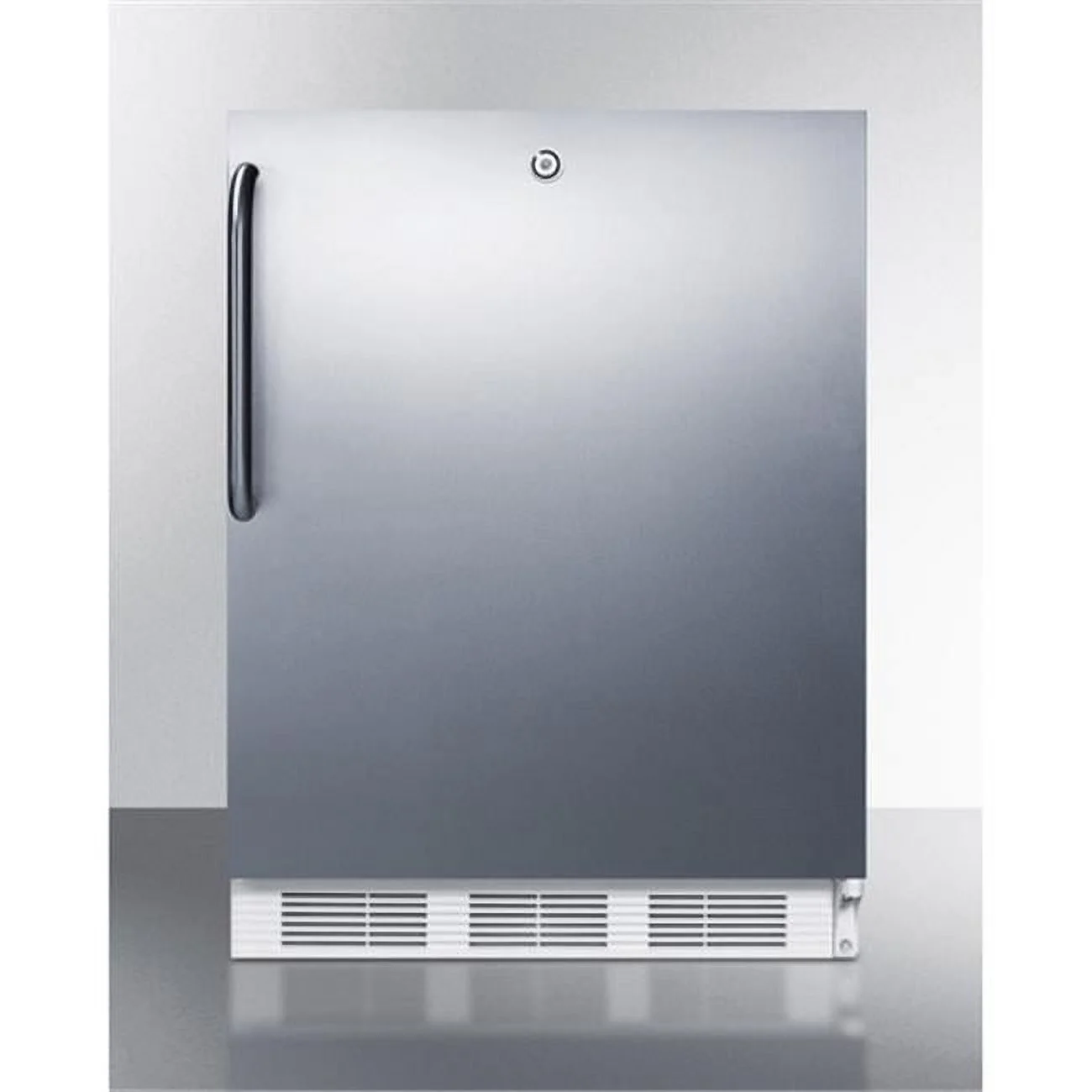 32.38 x 23.63 x 23.5 in. Freestanding ADA Compliant Refrigerator-Freezer, White Cabinet