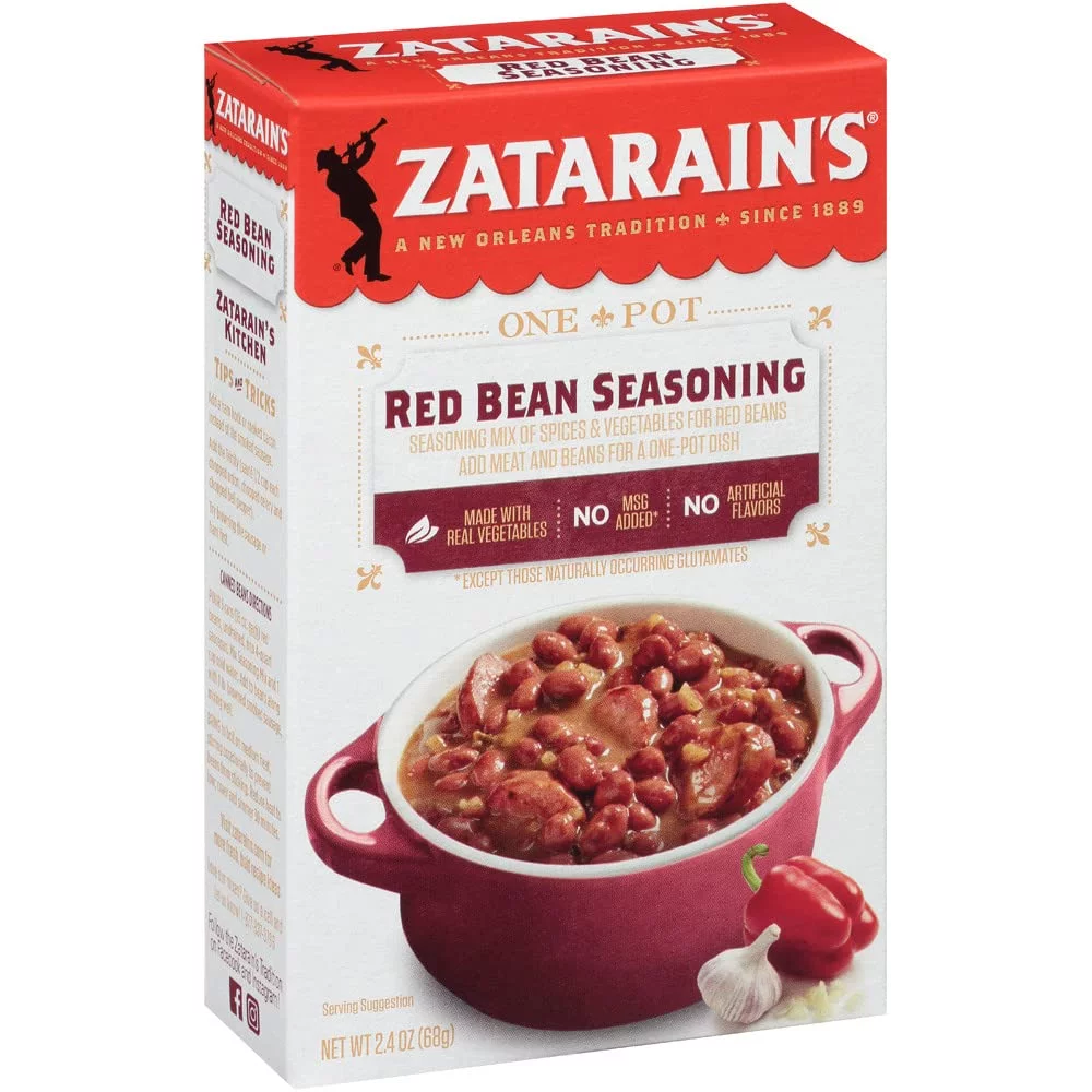 Zatarain,S Red Bean Seasoning, 2.4 Oz (Pack Of 12)