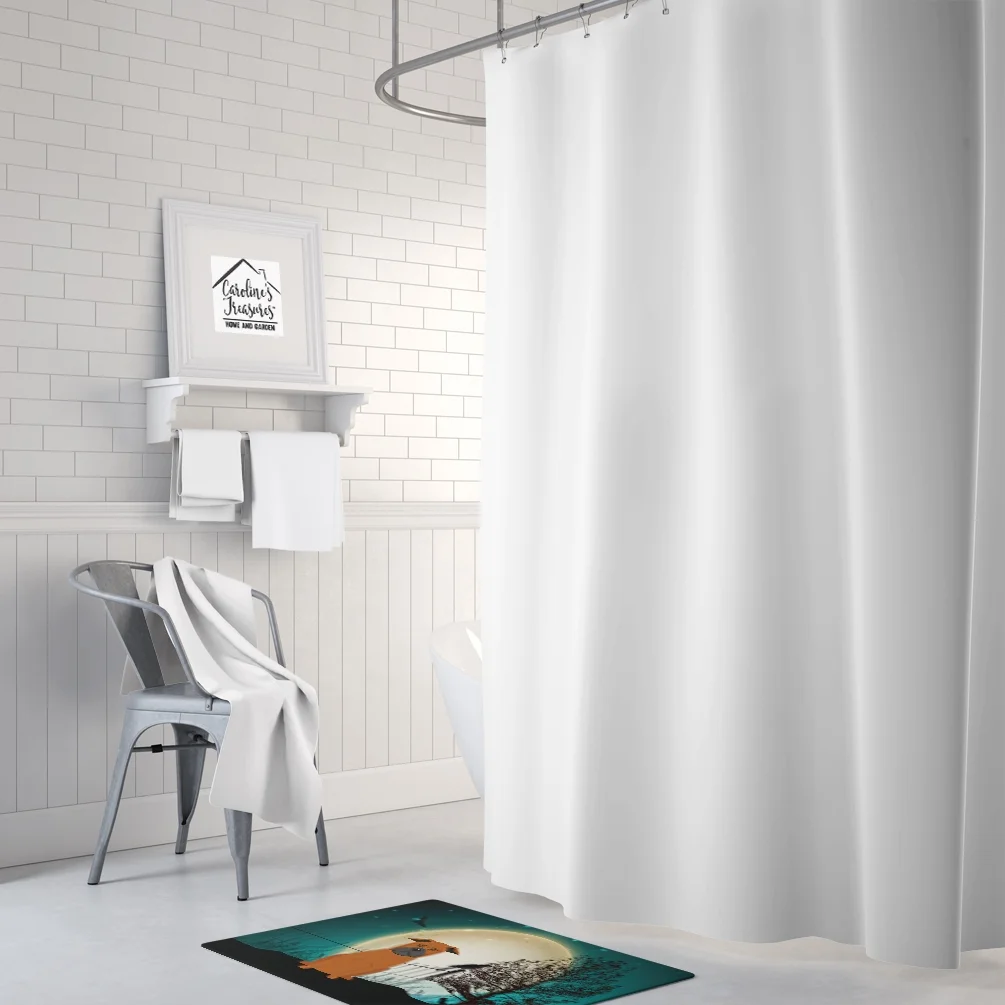 Carolines Treasures BB2301RUG Halloween Scary Chinese Chongqing Dog Machine Washable Memory Foam Mat, 19 X 27