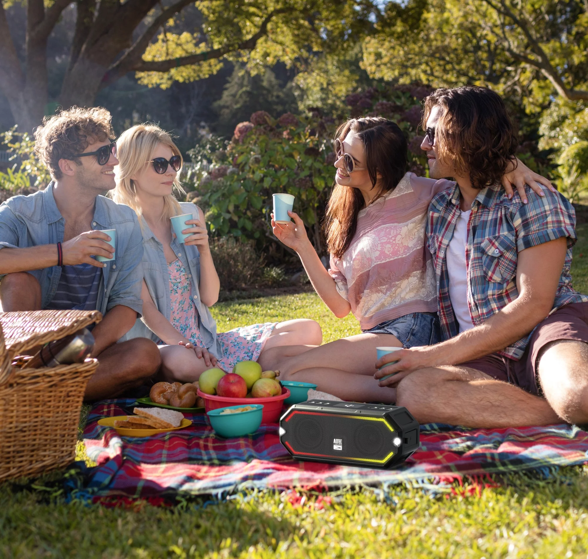 Altec Lansing HydraBlast Everythingproof Wireless Bluetooth Speaker, Black, IMW1300-BLK