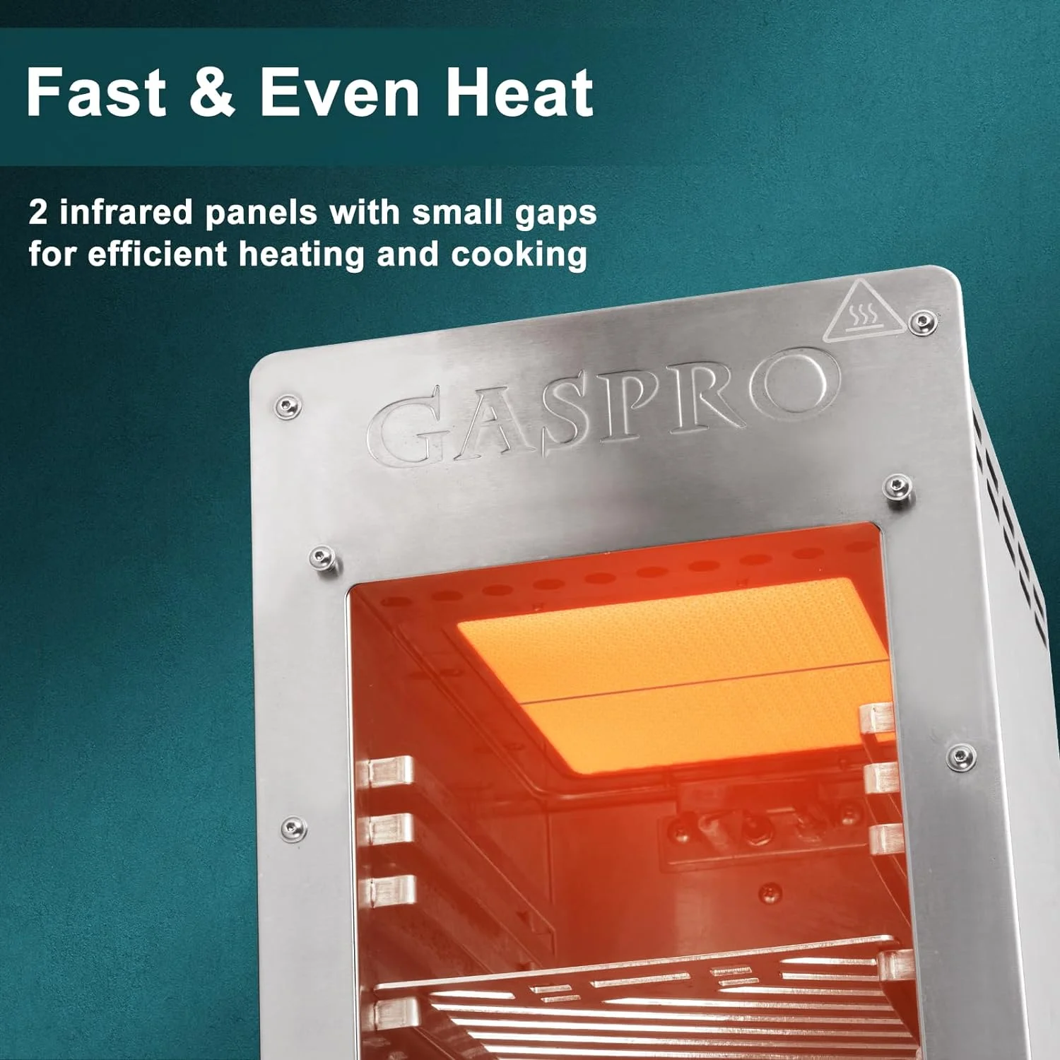 Outdoor Propane Gas Grill, 1500℉ Professional Infrared Steak Cooker, Quick & Portable for Meat, Seafood, Veggies and More, Stainless Steel