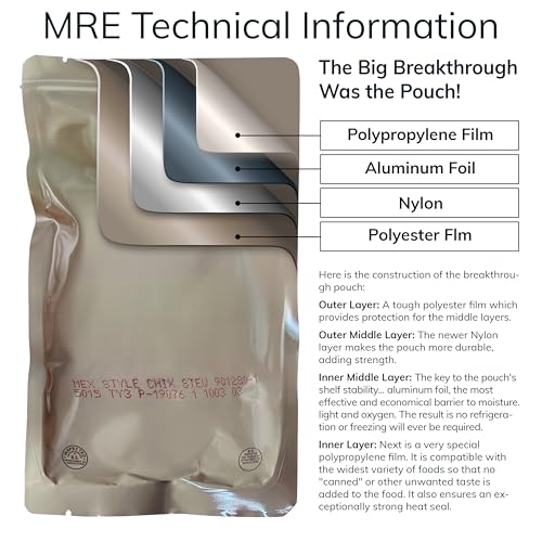 MRE Variety Pack 18-Pack – Beef & Chicken Entrees – Long Shelf Life – 2023+ Production – by Long Life Food Depot