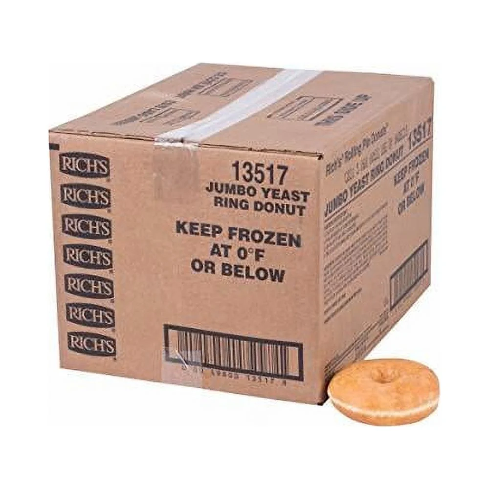 Rich Jumbo Ring Donut, 2.5 Ounce -- Per Case.