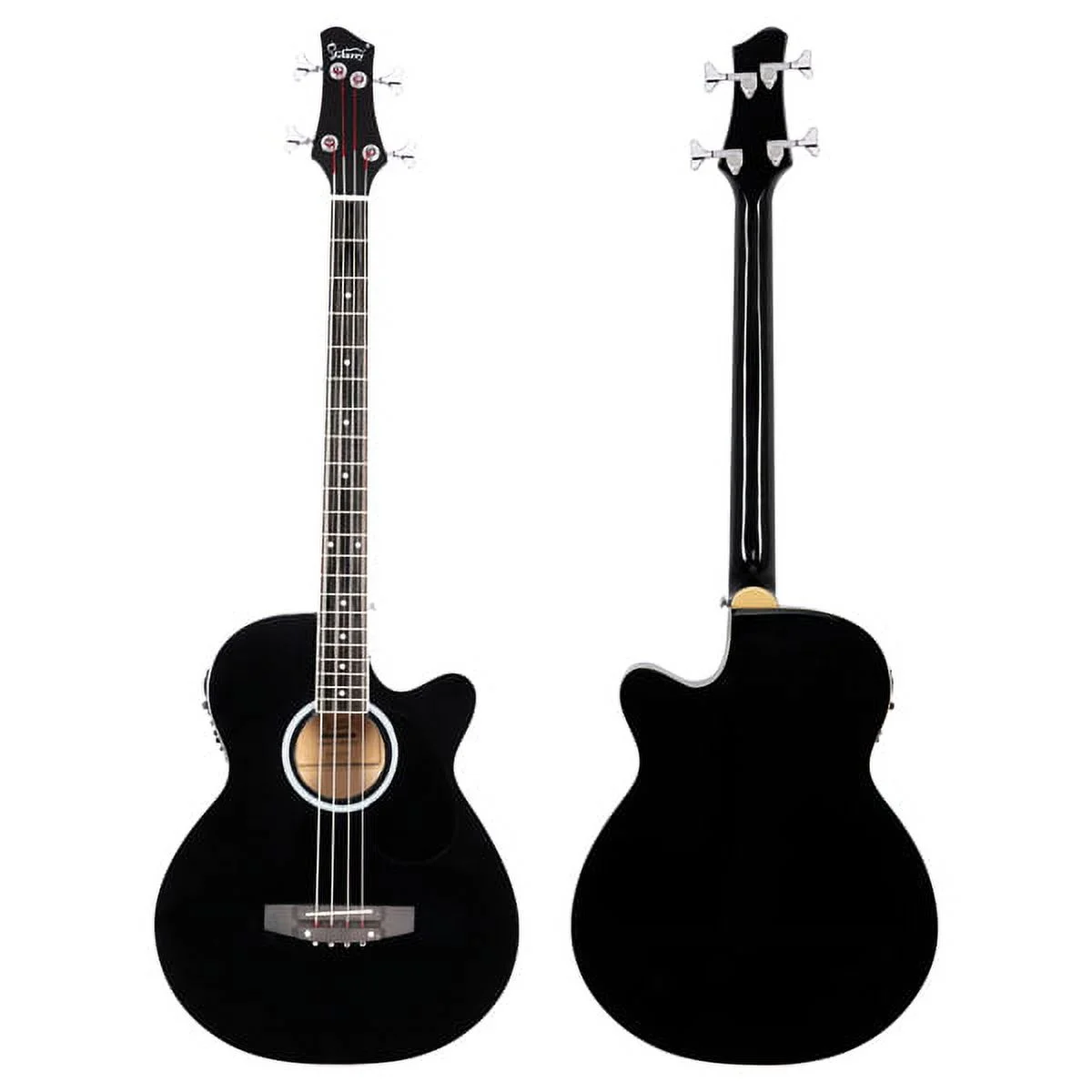 Fithood Do Not Sell on Amazonf Glarry GMB101 4 string Electric Acoustic Bass Guitar w/ 4-Band Equalizer EQ-7545R Black