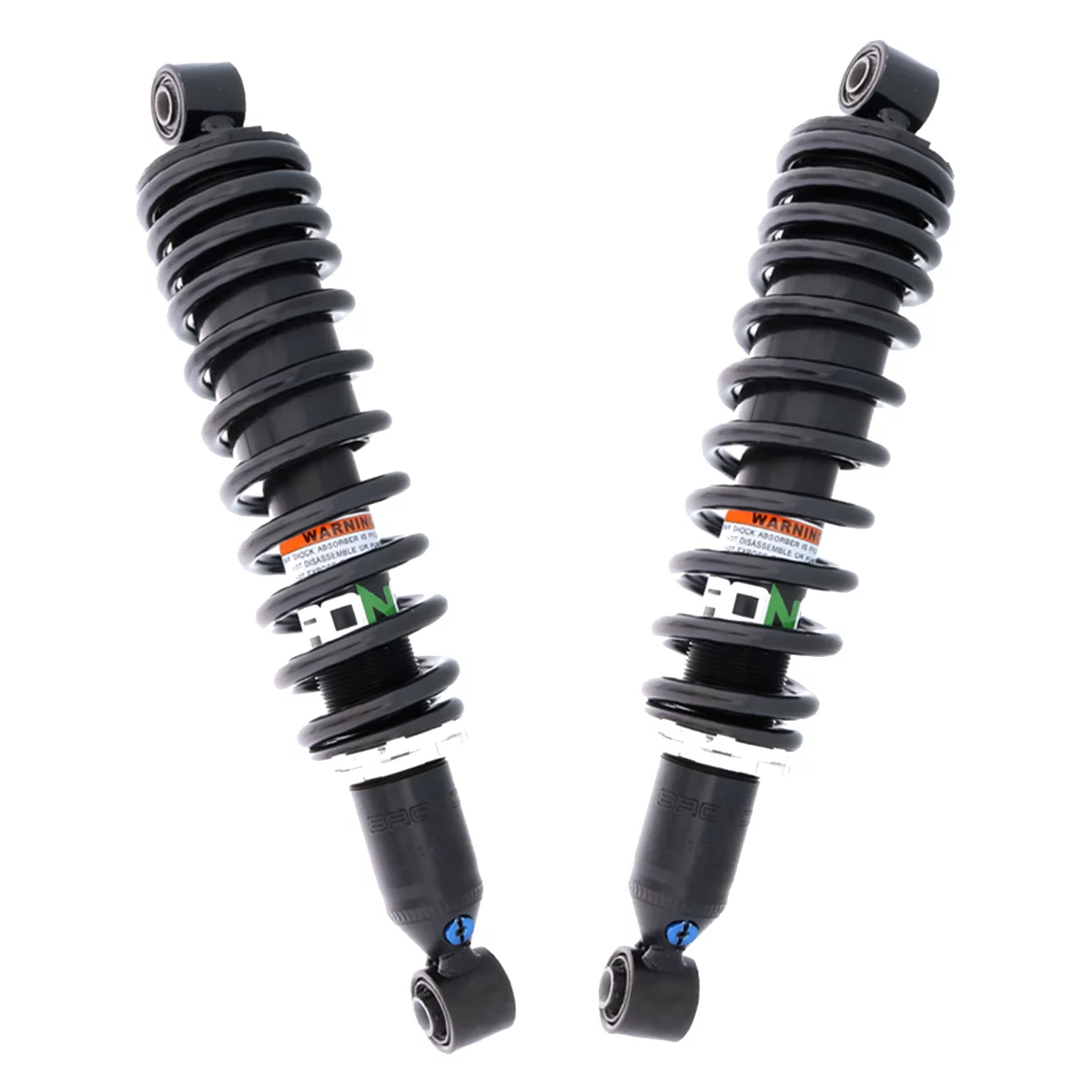 Bronco, AU-04205, 2 Front Gas Shocks for Honda 1993-1997 Fourtrax 300 4x4 TRX300FW