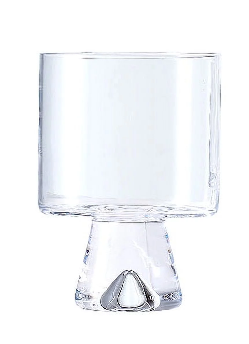 Blue Rose Polish Pottery Clear Rock/Old Fashion Glass - Set of 6