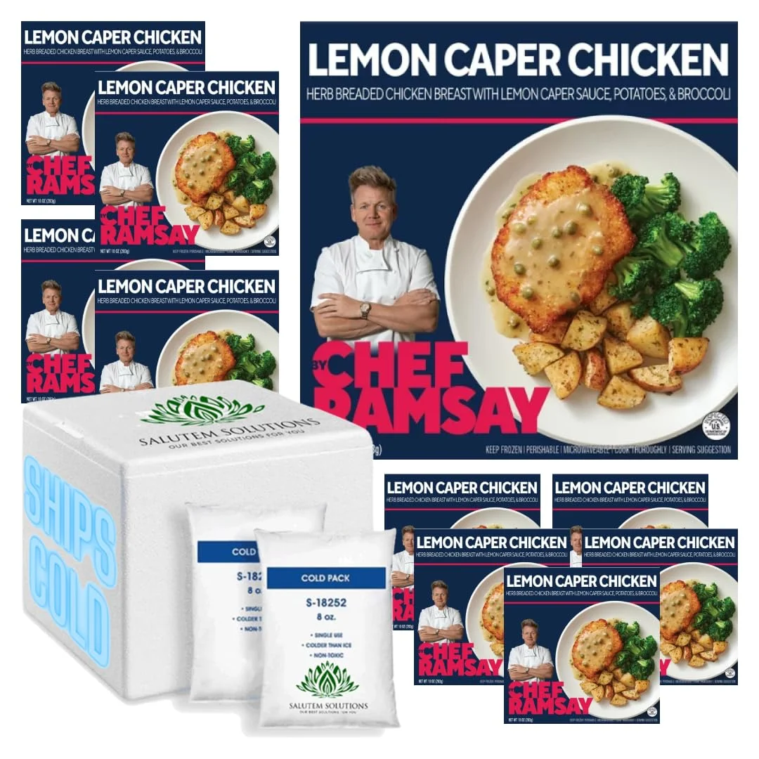 Gordon Ramsay Chicken Scallopini, Frozen Meals, 9.5oz - Pack of 10