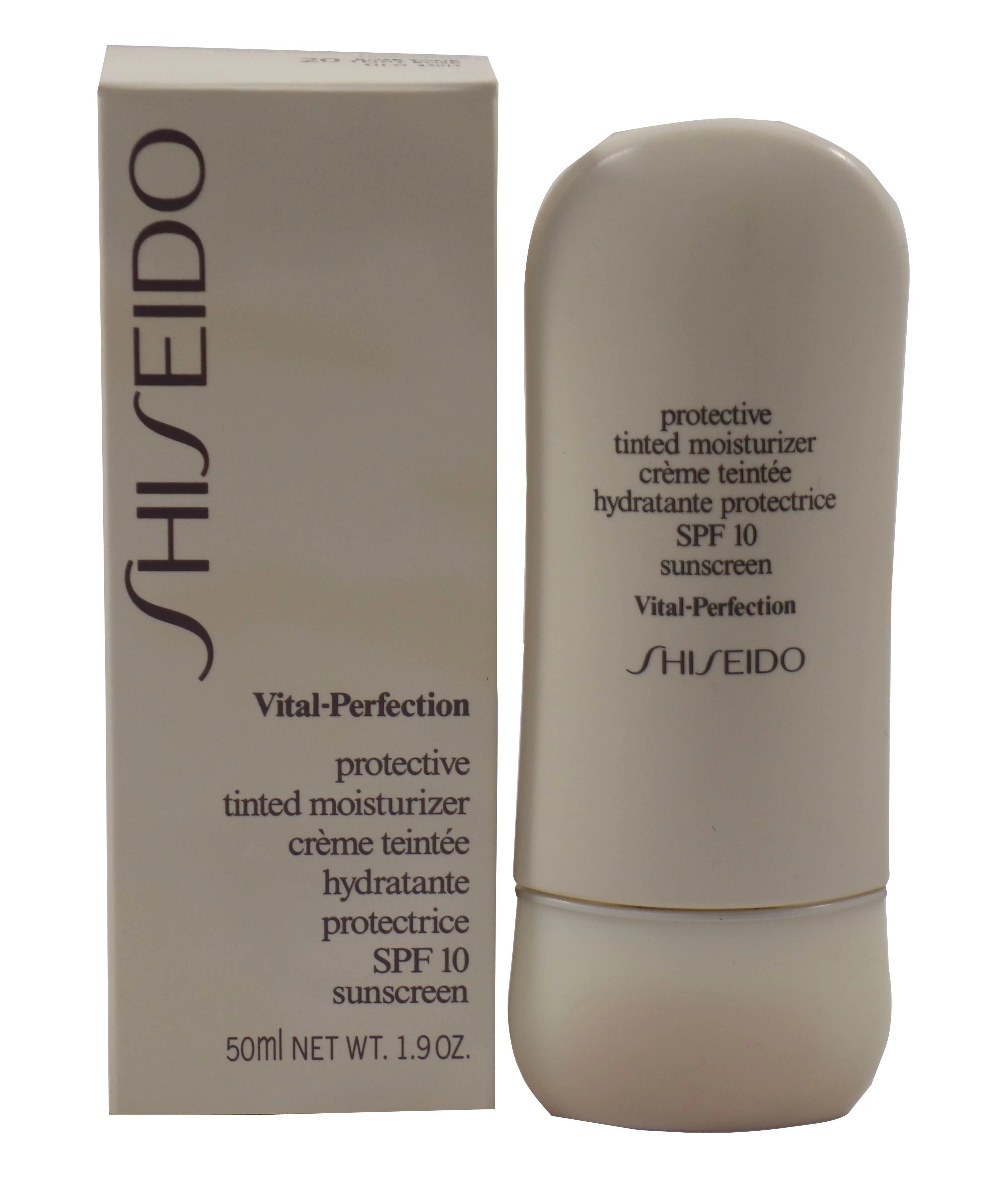 Shiseido Vital-Perfection Protective Tinted Moisturizer SPF10 20 Rose Tone 1.9oz