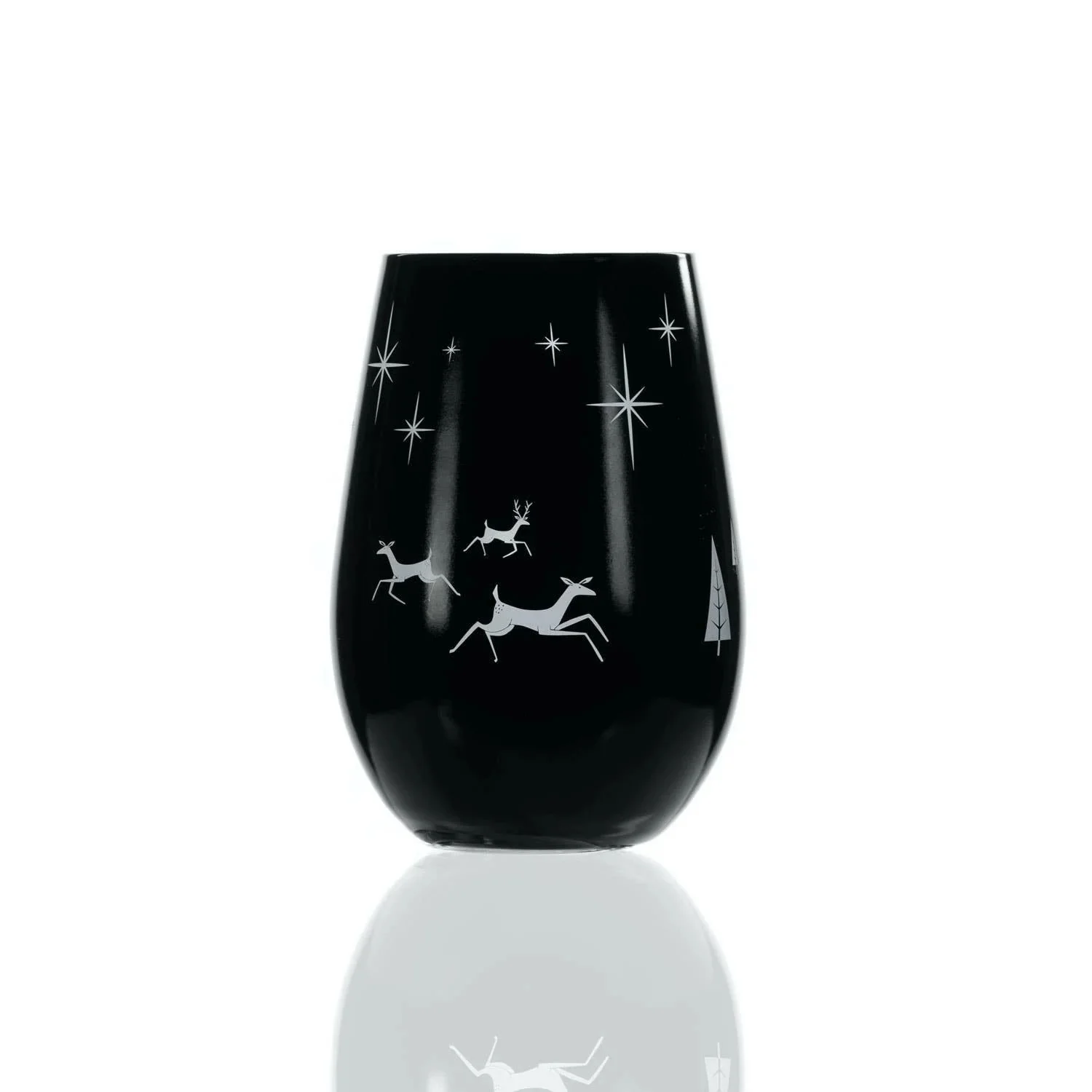 Wonderland Black/Bronze Tumbler 16.5oz (Set of 2)