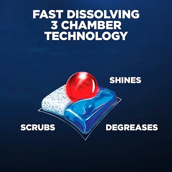 Finish - Quantum - 84ct - Dishwasher Detergent - Powerball - Advanced Clean & Shine - Dishwashing Tablets - Dish Tabs