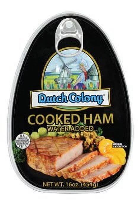 Dutch Colony Cooked Ham 16oz Can (Pack of 3)