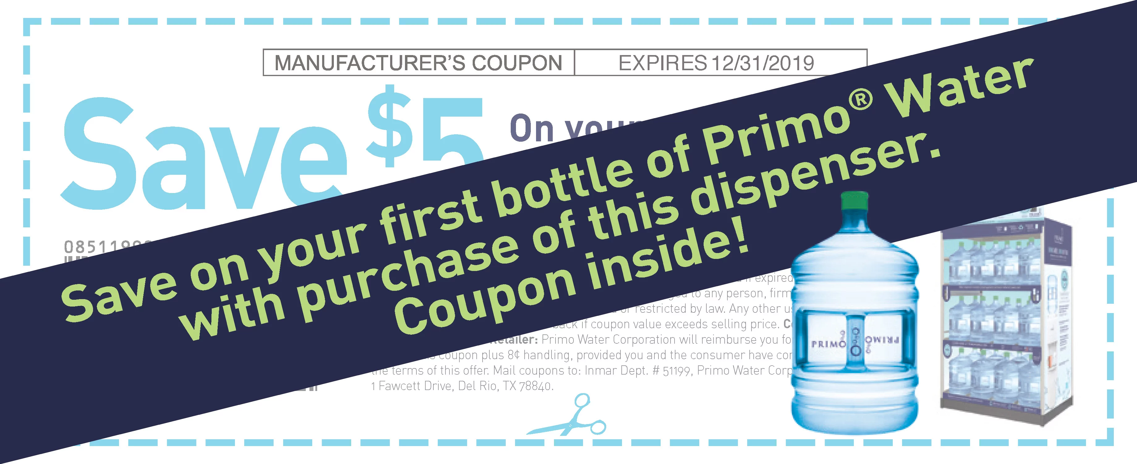 Primo Water Deluxe Bottom Loading Hot/Cool/Cold Water Dispenser, Pewter, Model 601089