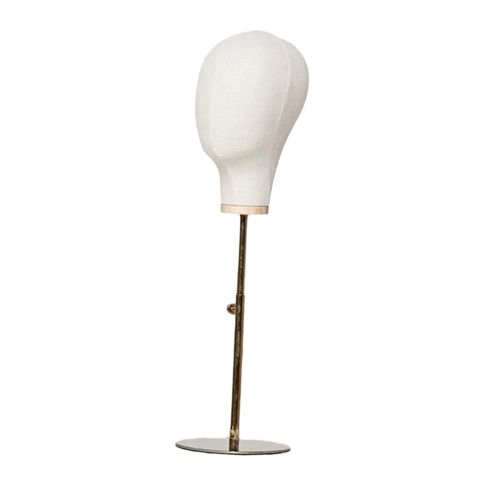 DOLITY Hat and Cap Display Stand Mannequin Head Model for Styling Salon Wigs Making 60cm Metal Base