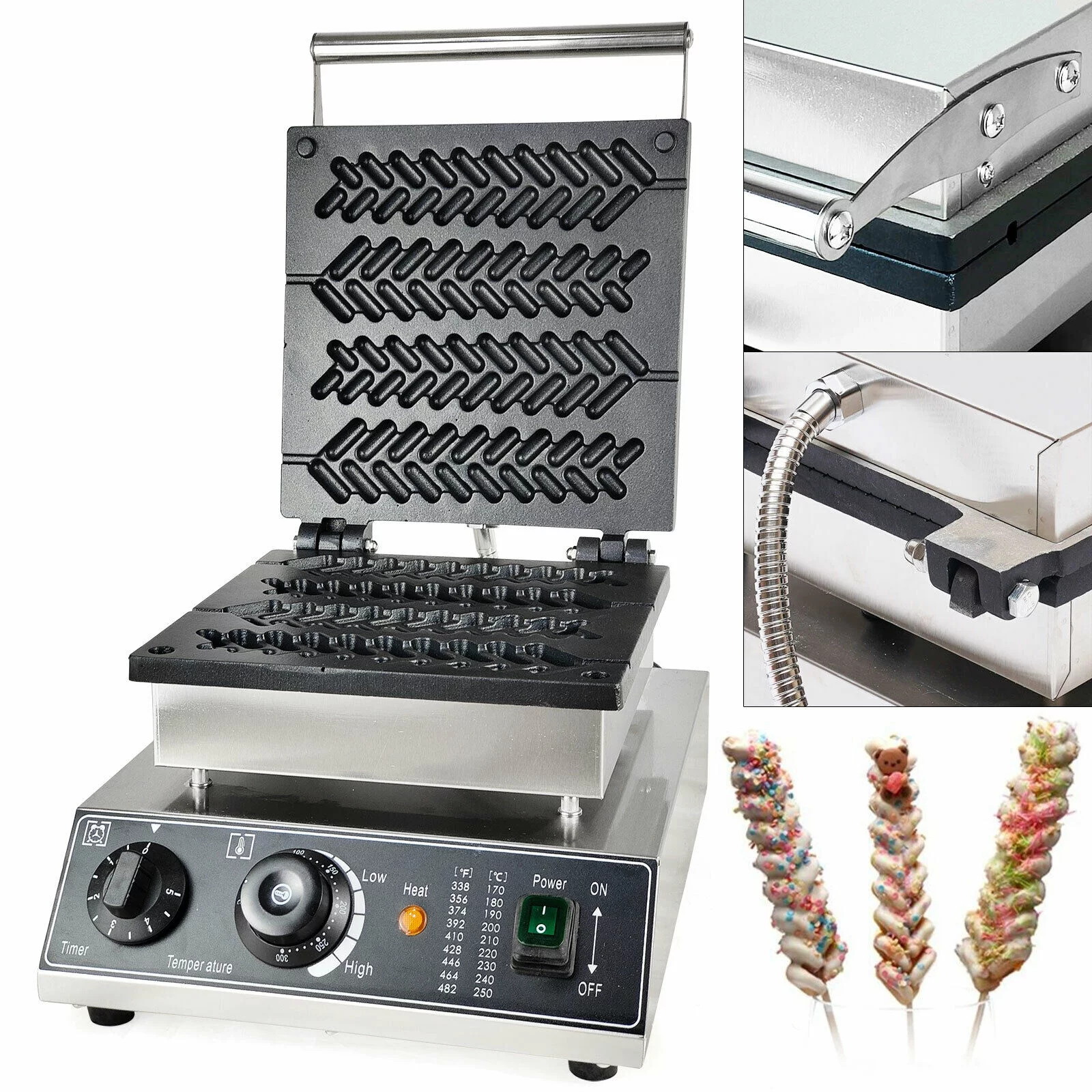 1700W Electric Waffle Machine Waffle Maker for Bake Food Breakfast