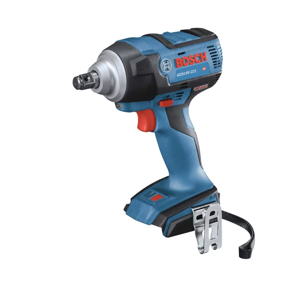 BOSCH GDS18V-221N 18V EC Brushless 1/2 in. Impact Wrench with Friction Ring and Thru-Hole (Bare Tool)