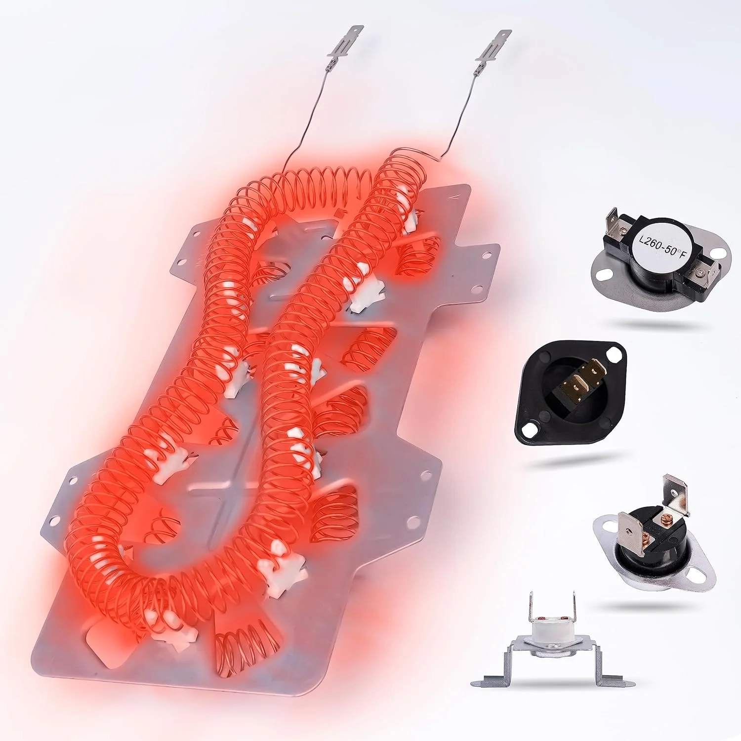 DV231AEW/XAA DV410AER/XAA DV210AEW/XAA Replaces For Samsung Dryer Heating Element & Fuses