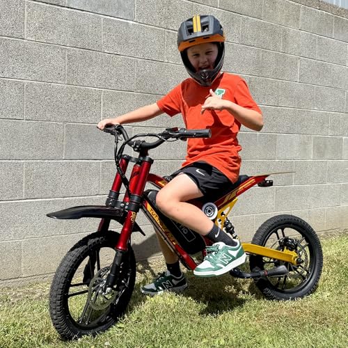 ARC-I 36V Electric Dirt Bike for Kids 5-8, 750W Electric Motorcycle for Kids, 22MPH, Up to 25 Miles, 5-Speed Modes Mini Dirt Bike, 16