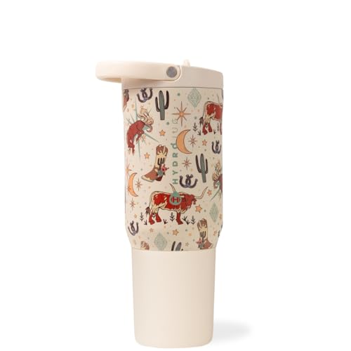 HydroJug Sport - Stainless Steel Tumbler with Straw, Vacuum Insulated, 40oz Leakproof Water Bottle, Ergonomic Design, Reusable, Dishwasher Safe, Rubber Base, Durable for Gym or Outdoors, Sage