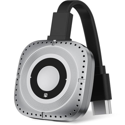 Wireless HDMI Display Dongle Adapter, Wireless HDMI Transmitter and Receiver 2-in-1, Portable Streaming Video and Audio to Monitor from Smartphone/PC/DV/HDTV/Projector/TV Box