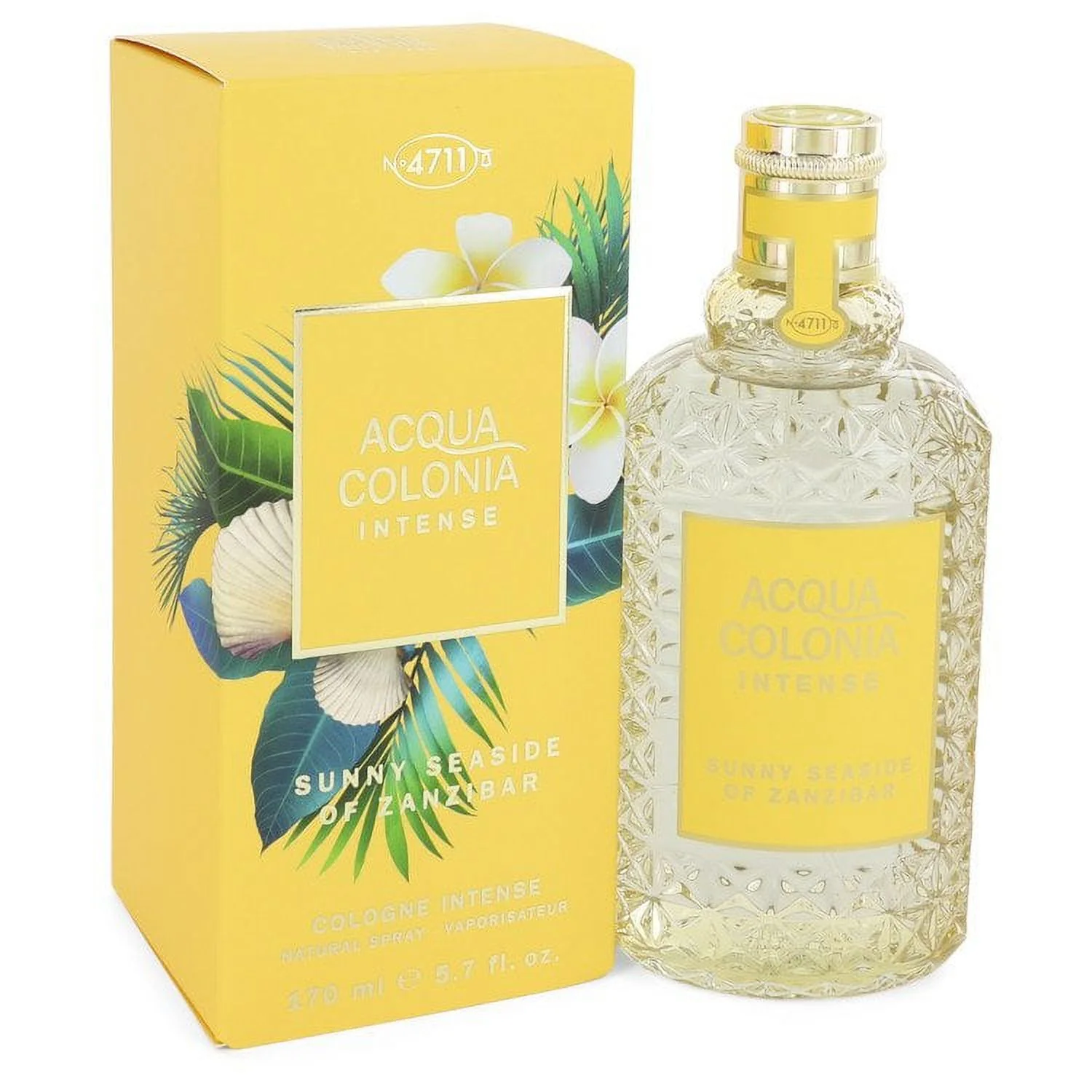 4711 Acqua Colonia Sunny Seaside of Zanzibar by 4711 Eau De Cologne Intense Spray (Unisex) 5.7 oz for Women