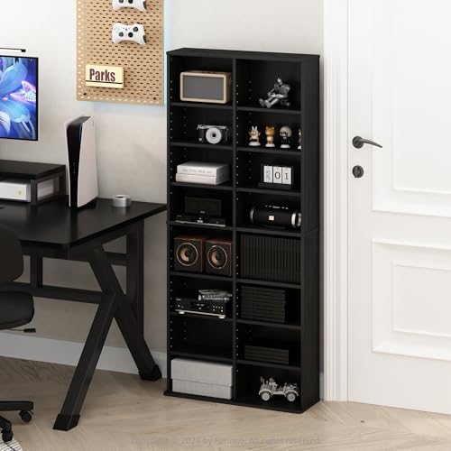 Furinno Jaya Space Saving Multimedia Storage Tower, White