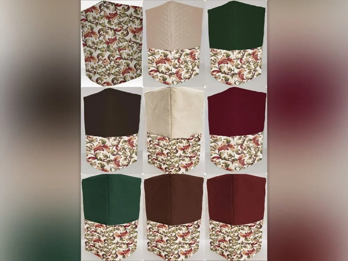 Autumn Fall Floral Leaves Coffee Maker Cover by Penny's Needful Things (All Fall Leaves)