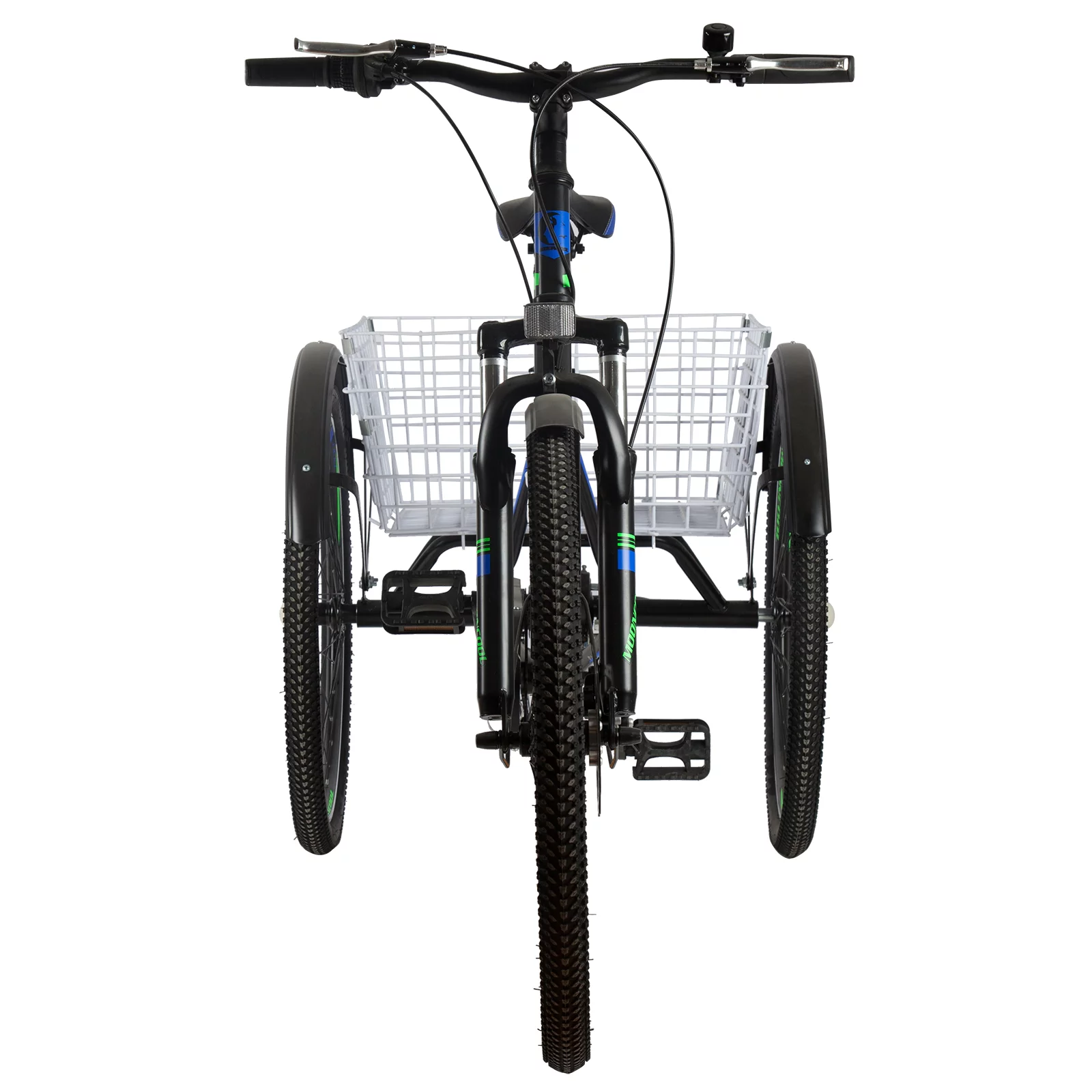 FICISOG Adult Tricycle, 3 Wheeled 7-Speed Mountain Tricycle 24/26/27.5 inch Men