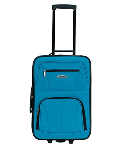Rockland Fashion Expandable Softside Upright Luggage Set, Charcoal, 2-Piece (14/19)
