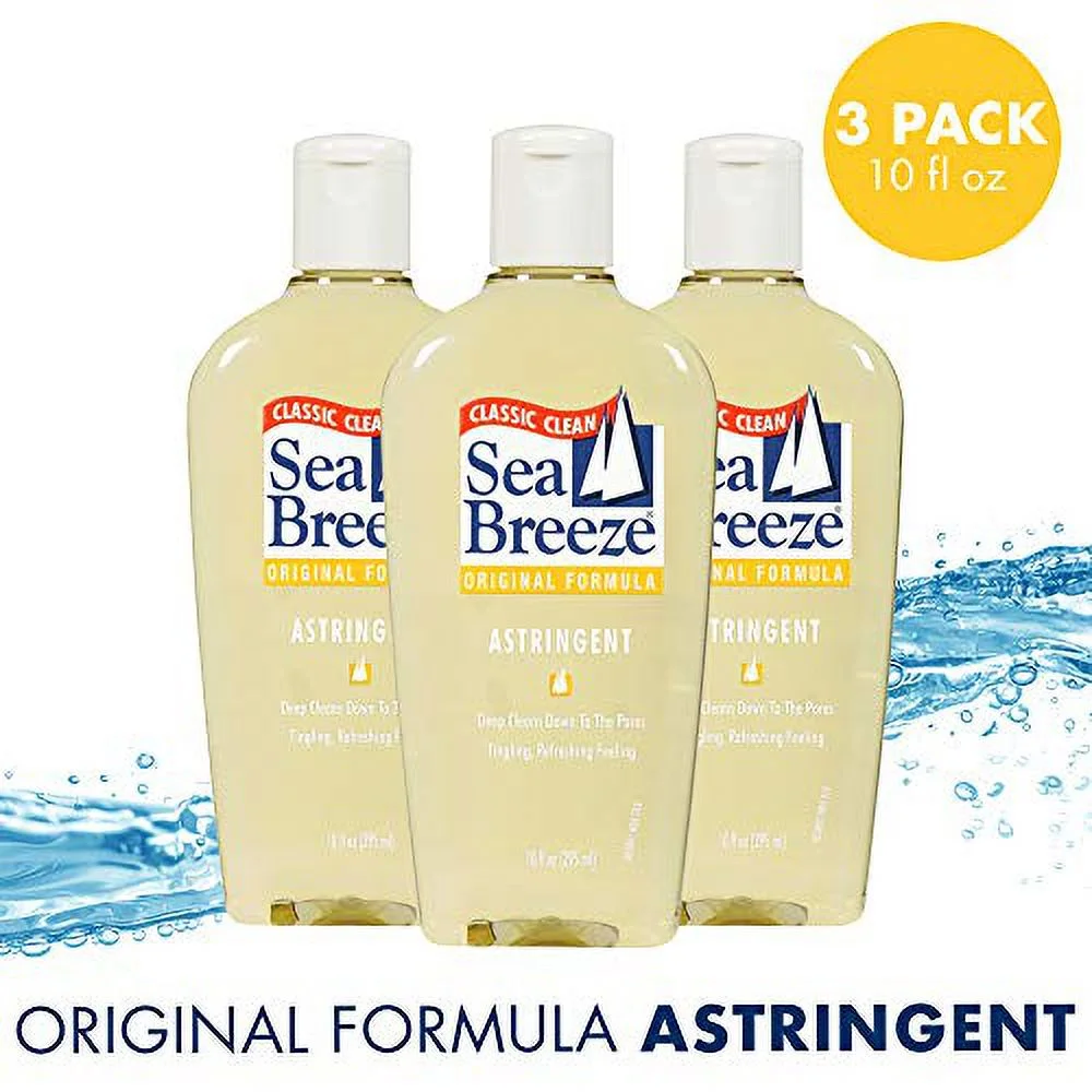 Sea Breeze Deep Cleaning Original Astringent, 10 Fluid Ounce (Pack Of 3)