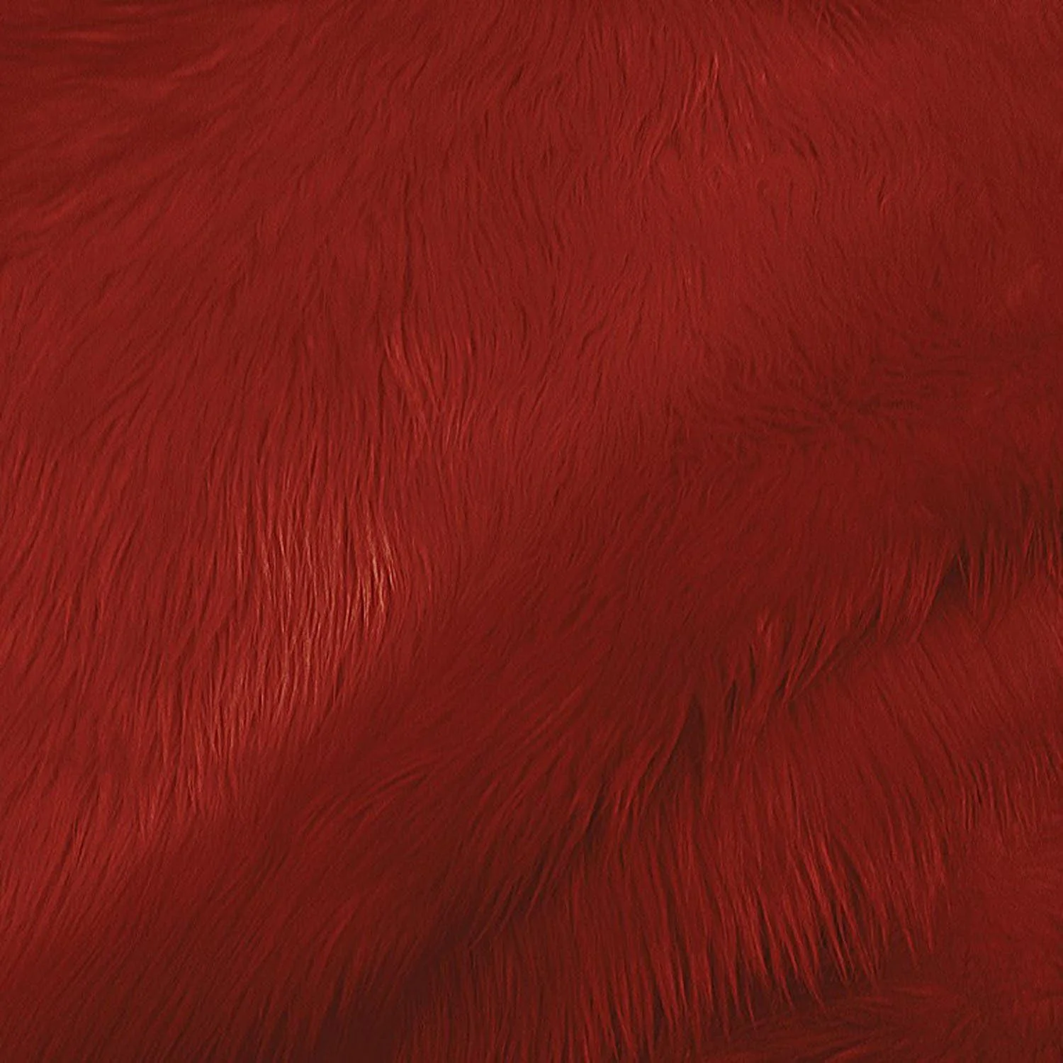 Valentina Textile Inc Faux Fur Fabric Luxury Shaggy 60 Inch by the Yard(1 Yard,Burgundy )