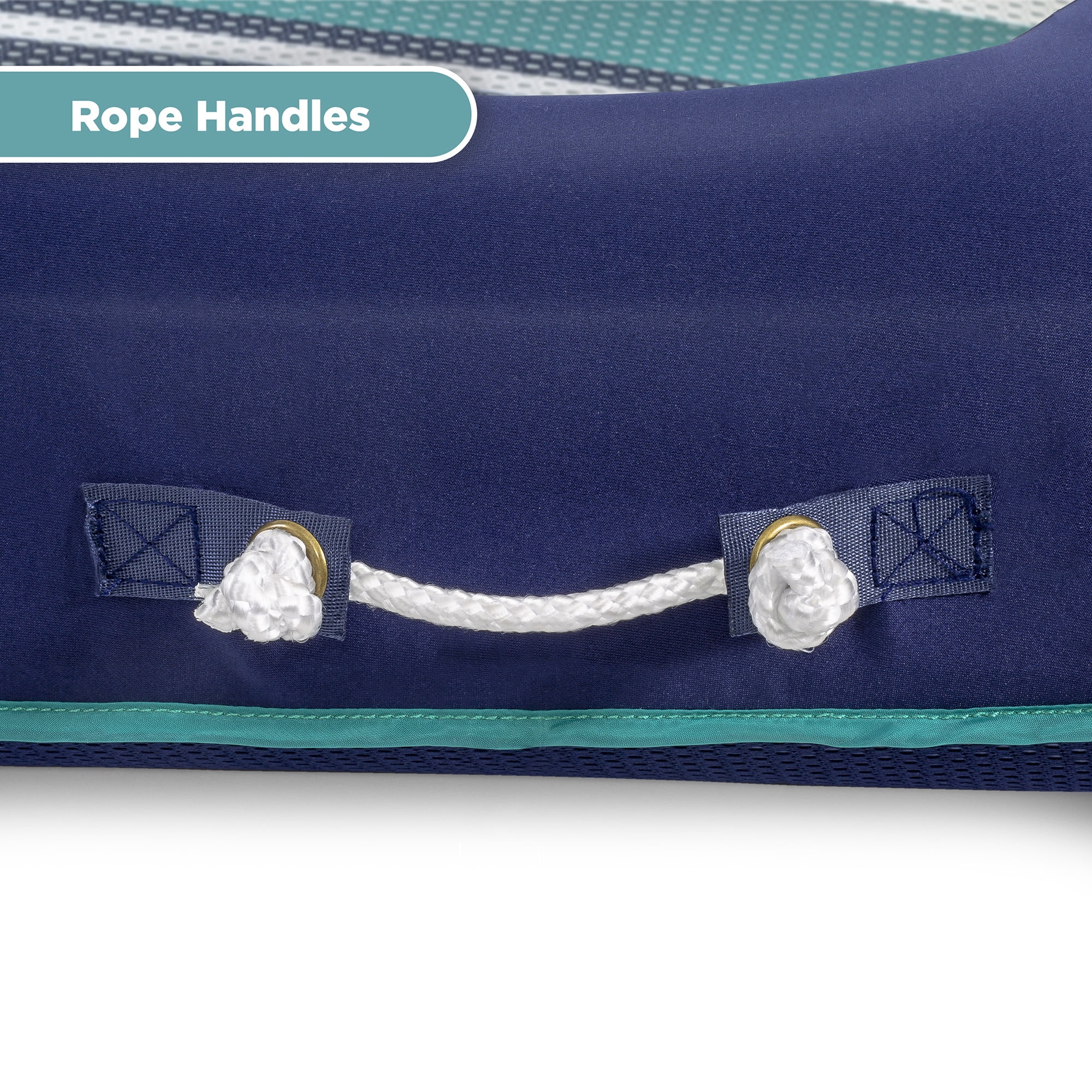 Aqua Leisure Inflatable Pool Lounger Float w Sunshade Canopy, Blue (2 Pack)