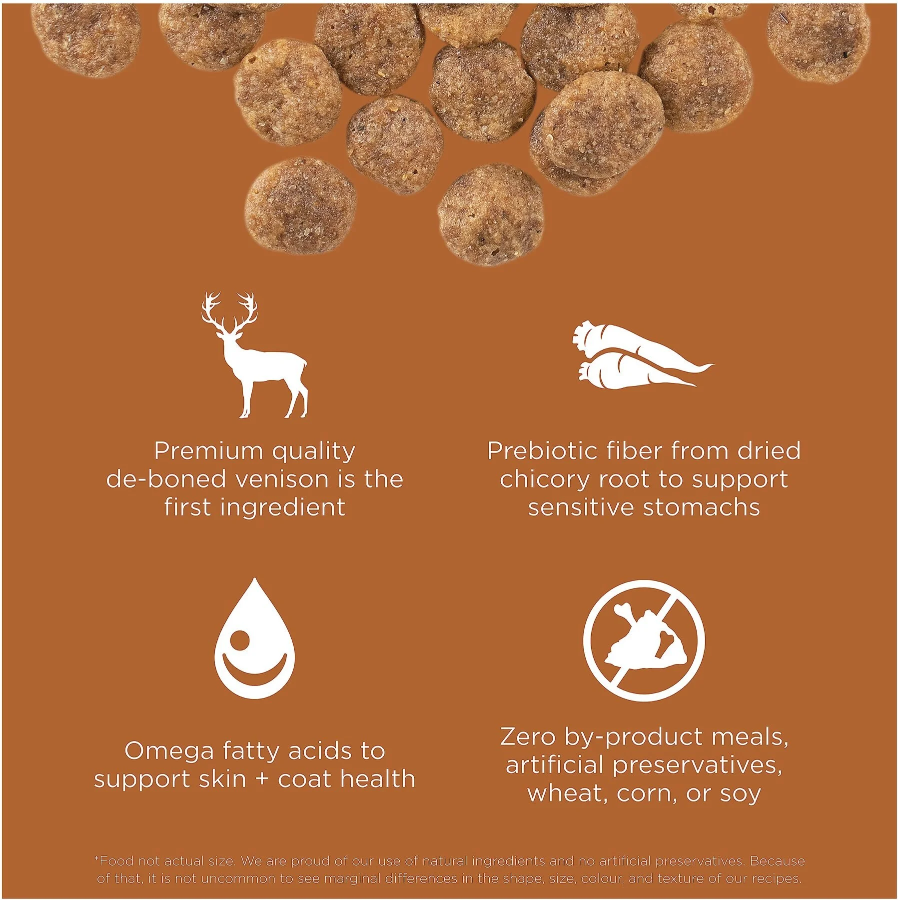 Go! Solutions Sensitivities Limited Ingredient Venison Grain-Free Dry Dog Food, 3.5-lb bag