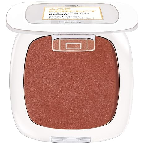 L'Oreal Paris Age Perfect Radiant Satin Blush with Camellia Oil, Amber