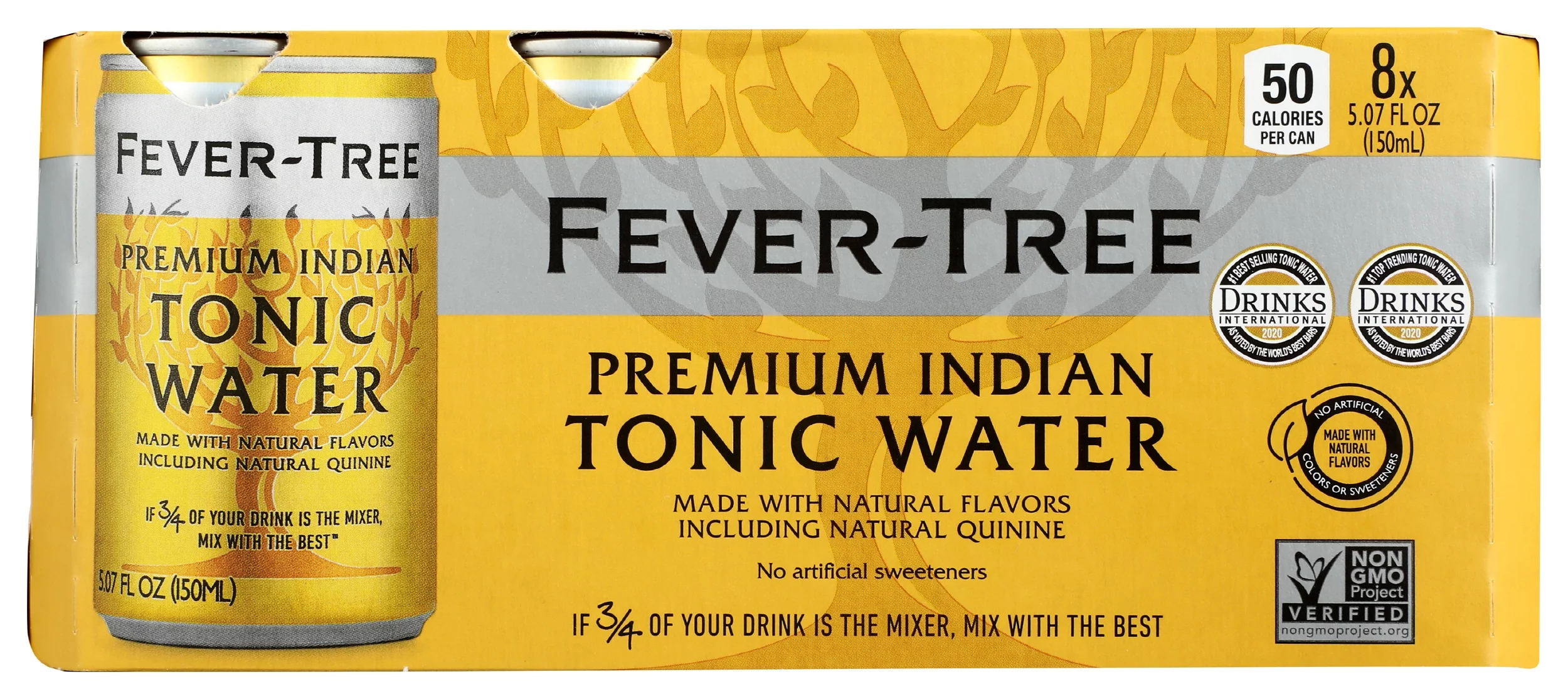 Fever-Tree Fever-Tree Indian Tonic 3X8X150Ml 40.56 Fluid Ounce Pack Of 3