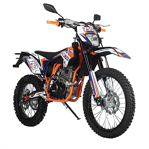 X-PRO Templar 250cc Zongshen Brand Engine Dirt Bike with All Lights and 5-Speed Manual Transmission, Electric/Kick Start! Big 21