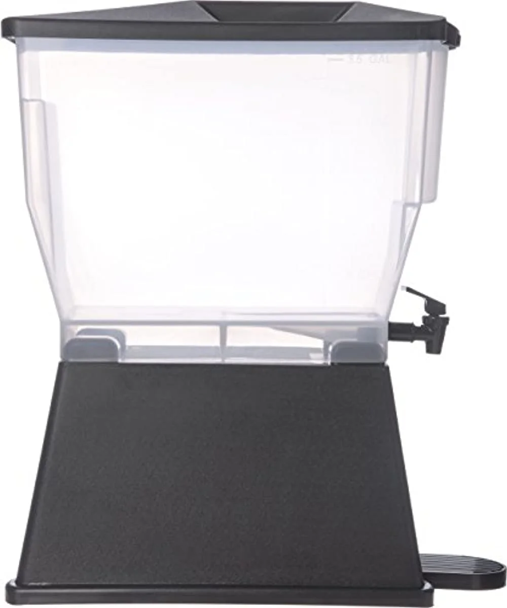 Carlisle TrimLine Economy Single Base Beverage Dispenser, 3 1/2 Gallon, Black