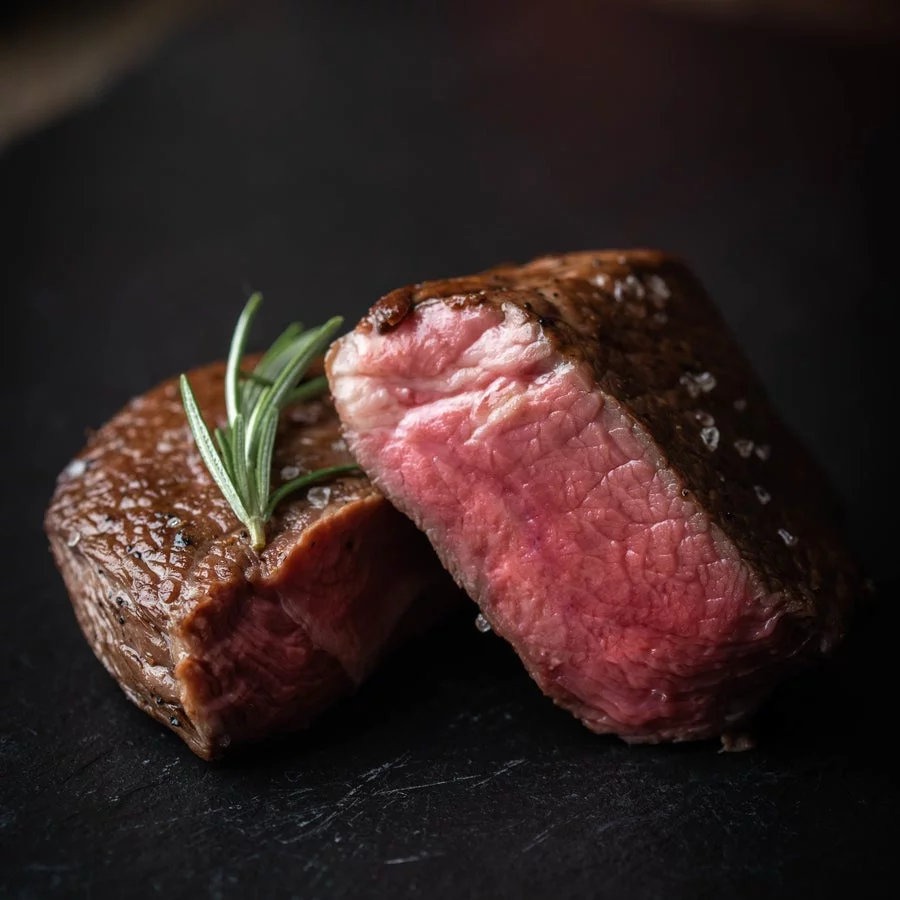 Thomas Farms Grass Fed Beef Filet Mignon Box, Twelve 6 oz Steaks