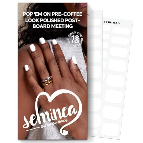 Semi Cured Gel Nail Strips-Easy Apply Christmas Gel Nail Stickers Holiday Semi Cured Manicure Strips with Sparkling Xmas Designs (Classic Yule)