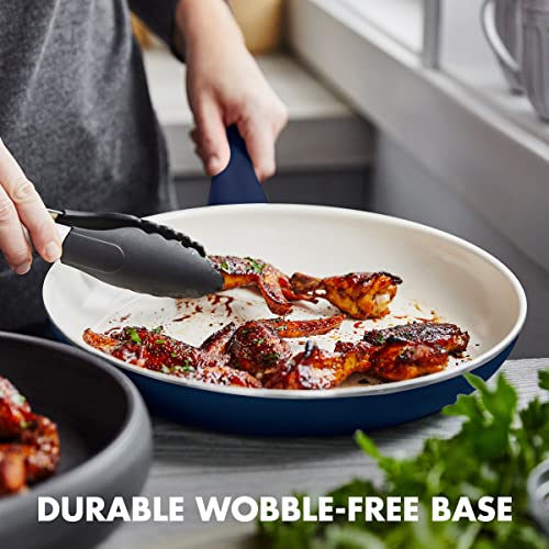 GreenPan Rio 16 Piece Cookware Pots and Pans Set, Hard Anodized Healthy Ceramic Nonstick PFAS-Free, Bakelite Handles, Frypans, Saucepan, Saute Pan, Stock Pot, Kitchen Tools, Dishwasher Safe, Black