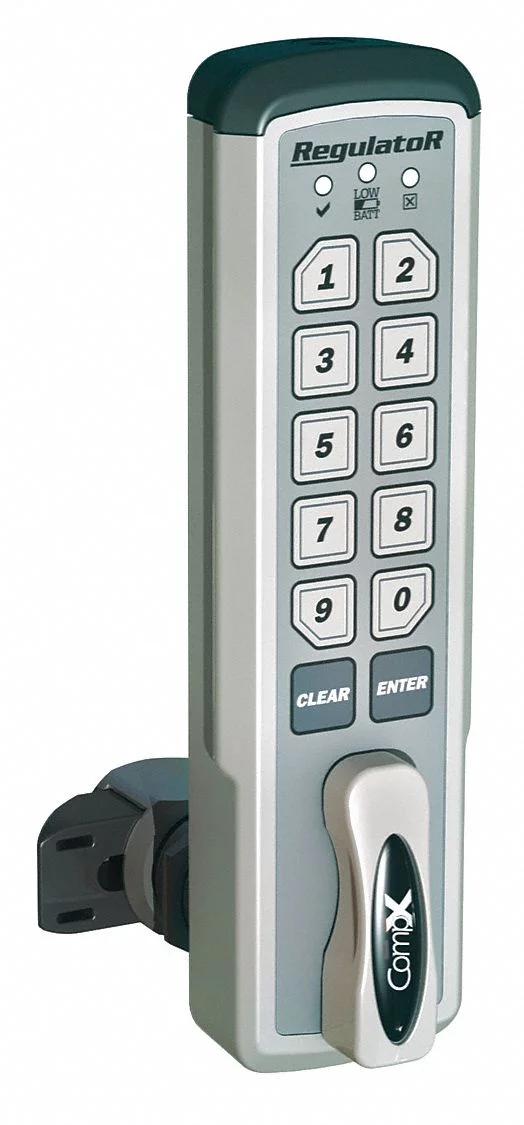 Compx Regulator Electronic Keyless Lock,Brushed Nickel  REG-S-V-3