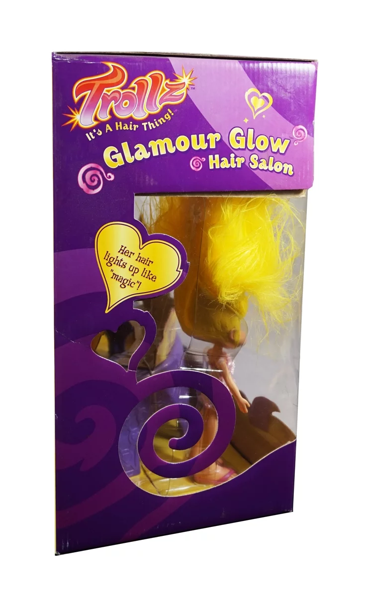 Trollz Glow Hair Salon Topaz Figure Set