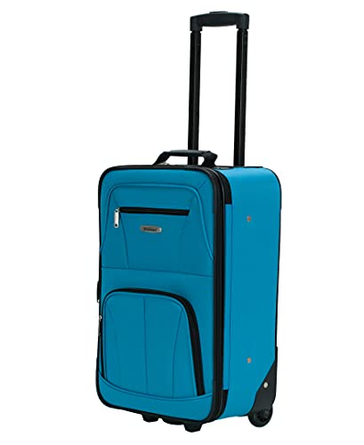 Rockland Fashion Expandable Softside Upright Luggage Set, Charcoal, 2-Piece (14/19)