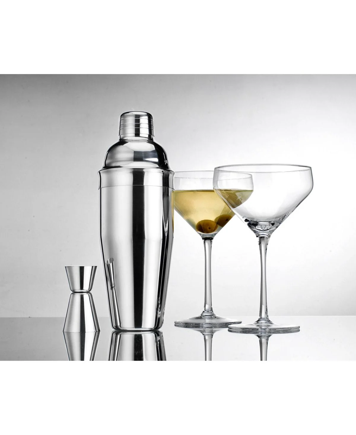 Godinger Remington Martini Set, Clear