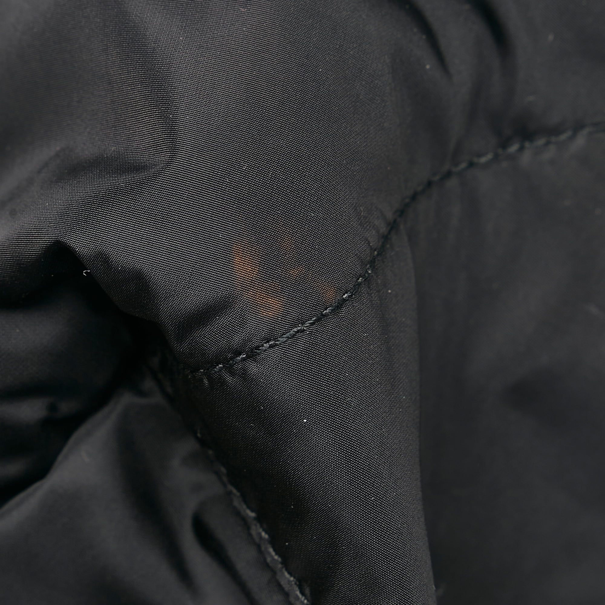 Pre-Owned Authenticated Prada Tessuto Stampato Nylon Fabric Yellow Satchel Unisex (Good)